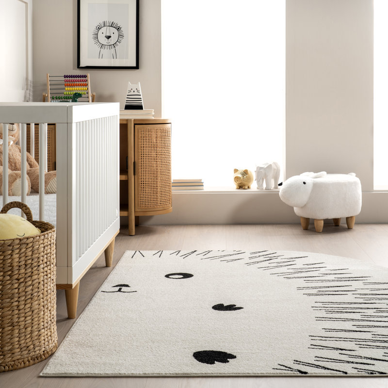 Tapis pour enfants Amelie Hedgehog, Novateur 8 pi x 10 pi
