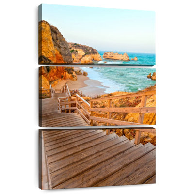 Lilie, Praia, Dona Ana, escalier de plage