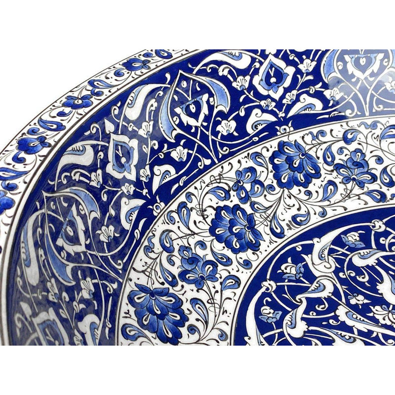 Langley Street 400mm L x 400mm W Ceramic Circular Sink