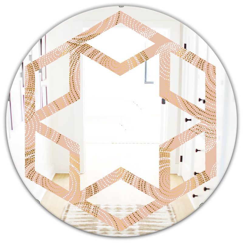 Miroir mural Hexagon Star, H 31,5 po x l po