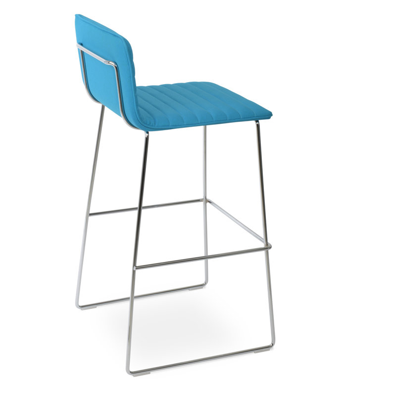 Tabouret de bar et de comptoir Corona, Turquoise, Tabouret de comptoir (assise de 25 po de hauteur)