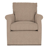 Gwynn Cotton Swivel Armchair