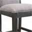 Ensemble de 2 tabourets de bar d'une hauteur de 30,5 pouces, structure en bois d'hévéa, coussin en tissu éponge et tabourets de bar rembourrés, chaises de bar rétro convenant à un îlot de cuisine, une chambre à coucher ou une salle à manger.