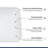 19"x12" Semi Recessed Vessel Ceramic Bathroom Sink Rectangular Drop-in Vanity Porcelain Sink White  Modern Art Basin