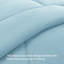 Insertion de couette pour lit en duvet synthétique - bleu clair, édredon toutes saisons-101820268-126171480