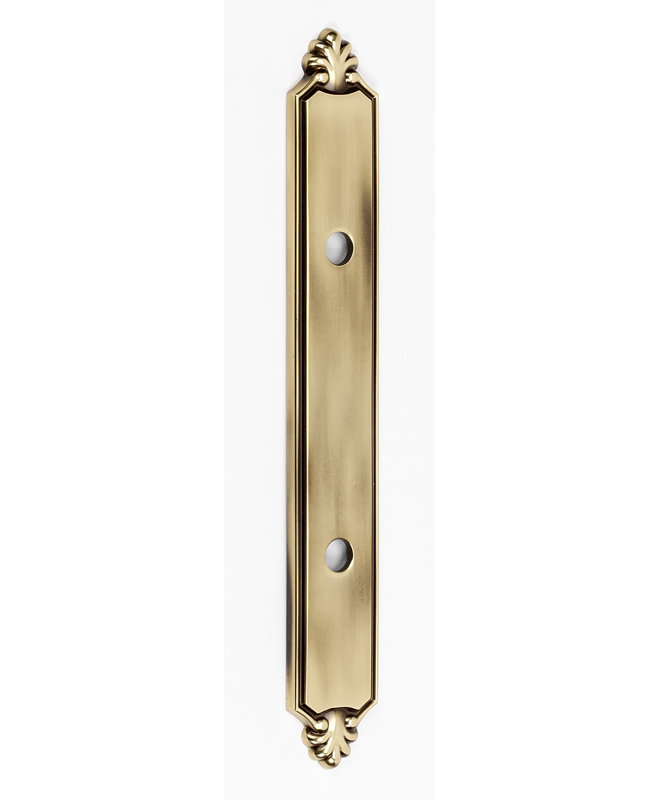 Bella Brass Back Plate, Polished Antique