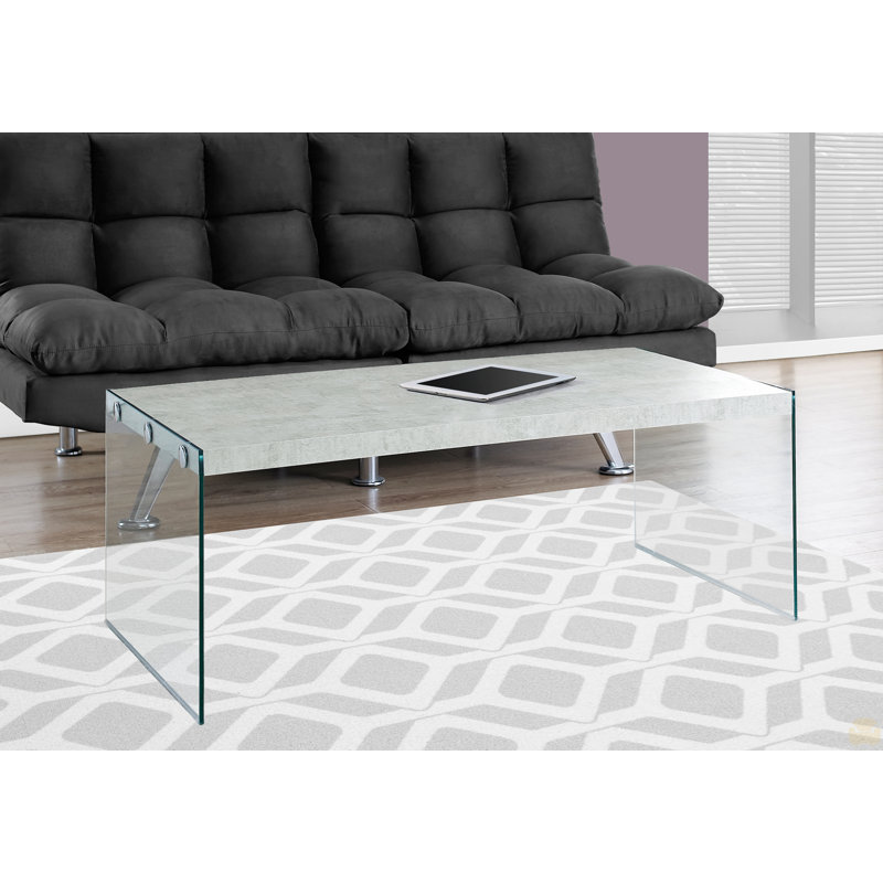 Table basse, décor, cocktail, rectangulaire, Gris