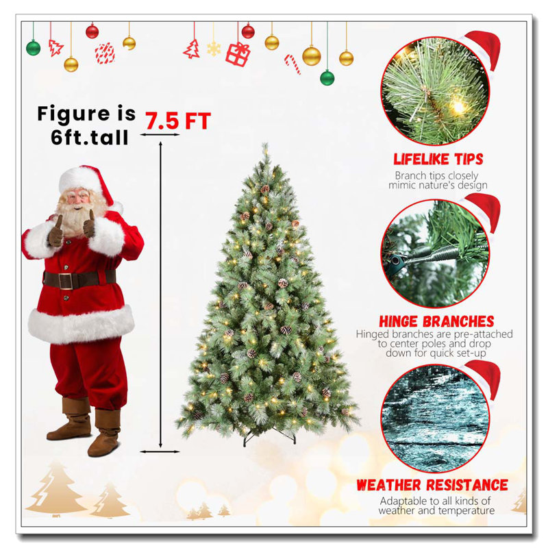 Arbre de Noël 5 pi, H 5 pi