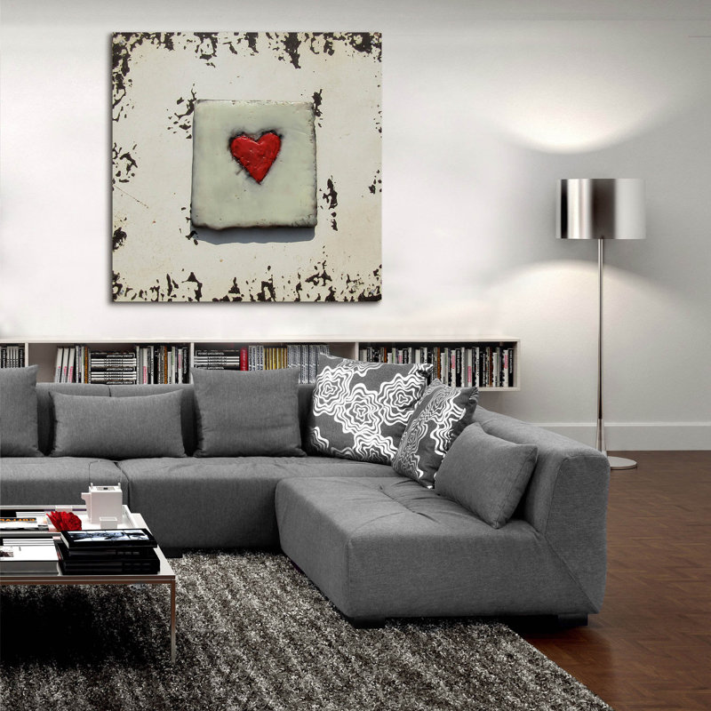 "Il était un amour 3" par LovIsArt, H 36 po x l 36 po x P 0,2 po