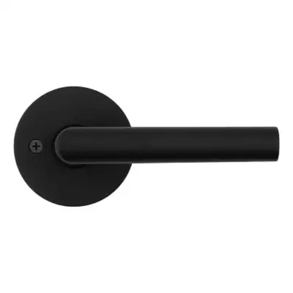 Milan Passage Door Lever with Round Rosette Kwikset 