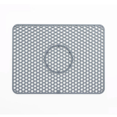 Better Houseware Silicone Sink Mat, Small, Gray