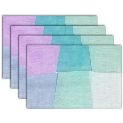 Rectangle Polyester Dining Table Placemat
