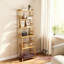 160 cm H x 42 cm W Bamboo / Rattan Bookcase