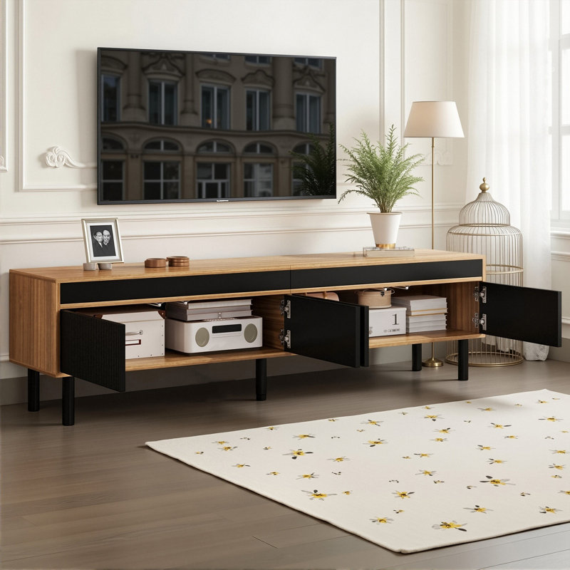 Bleda Unfinished TV Stand for TVs up to 75"