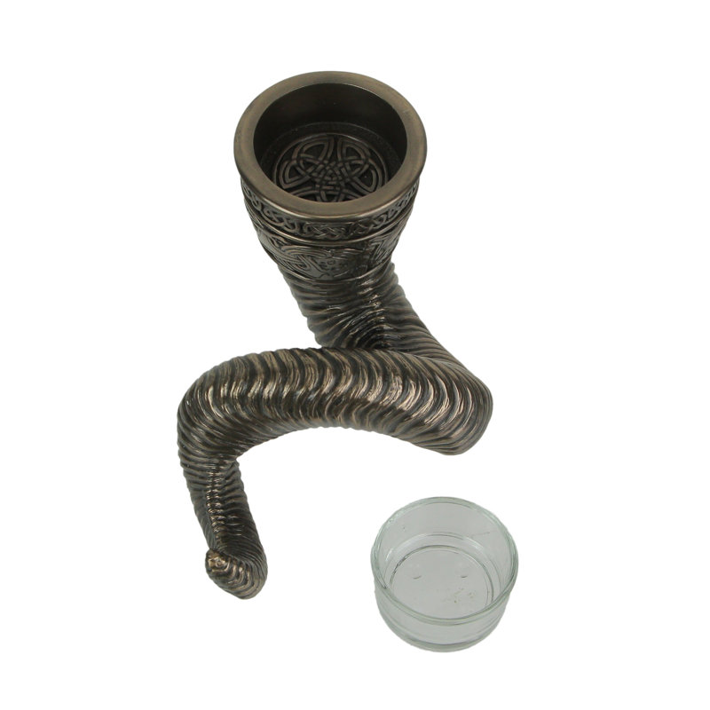 4'' H Polyresin Tabletop Tealight Holder