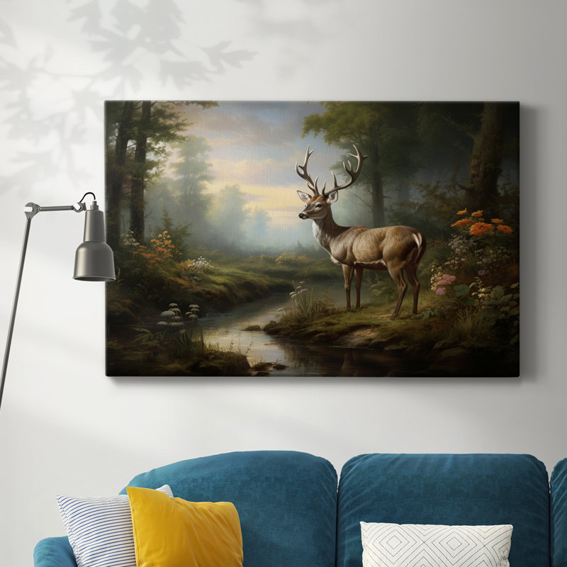 Animaux, série paysage CCLIX, H 24 po x l 36 po