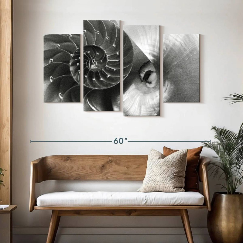 Brampt Nautilus Yin Yang, 32" H x 52" W