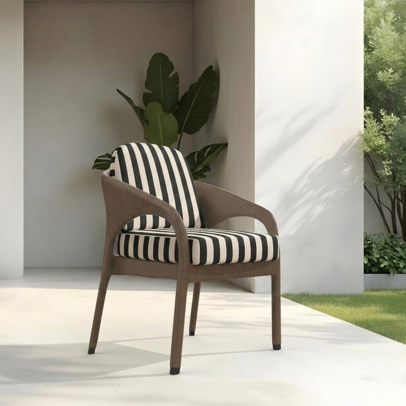 Siège / dossier en rotin 22 po x 24 po x 5 po Arthor Sunbrella, coussin de remplacement pour mobilier d'extérieur Alexandria