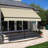 Engdash 97.25'' W x 59'' D Polyester Cover Retractable Patio Awning