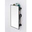 Slimline Rectangle Solid Wood Wall Mirror-1980290760
