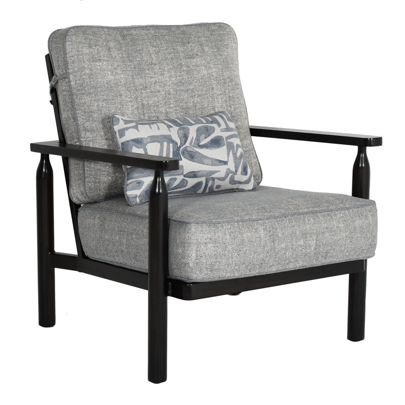 Holland Cushioned Lounge Chair w/One Accent Pillow