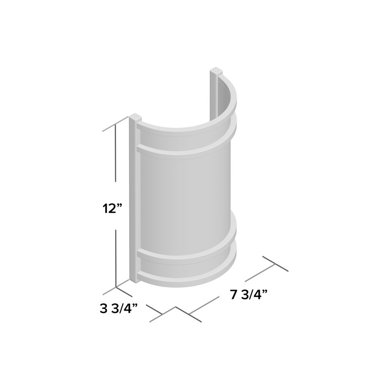 Latitude Run Havertown Dark Restoration Bronze Wall Sconce