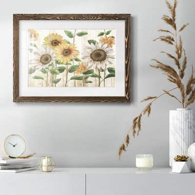 Sunflower Surprise, reproduction d'art encadrée
