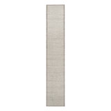 Rug & Kilim’S Extra-Long Kilim Runner Rug With White Textural Stripes And Striae