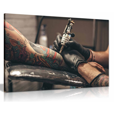 Tattoo Parlour - Wrapped Canvas Print