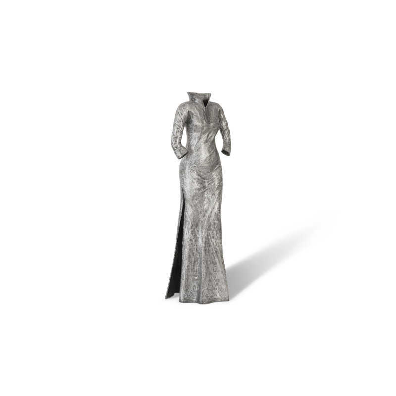 Sculpture de robe, manches longues