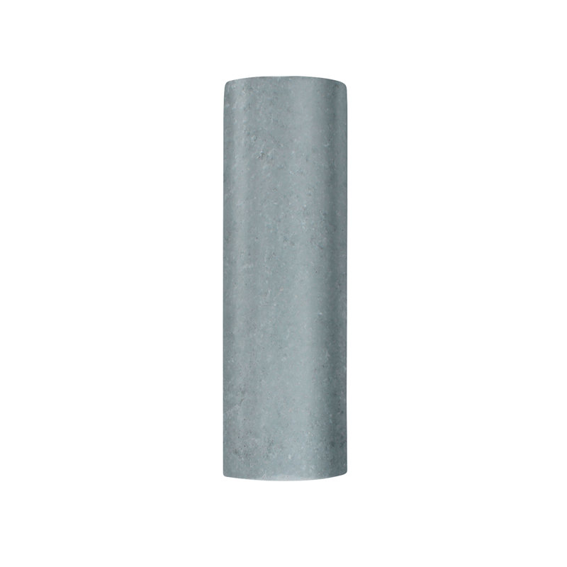 Azem Ceramic Wall Light, LED (Integrated), Gloss Gray, 17"H x 5.25"W x 4"D