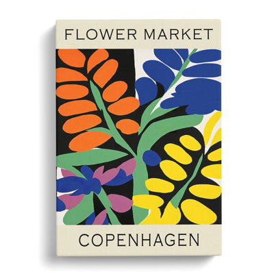 XMKTMKT-190 Copenhagen Flower Market Exhibition No.3 - Wrapped Canvas Print