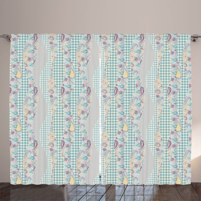 Semi Sheer Curtain Pair