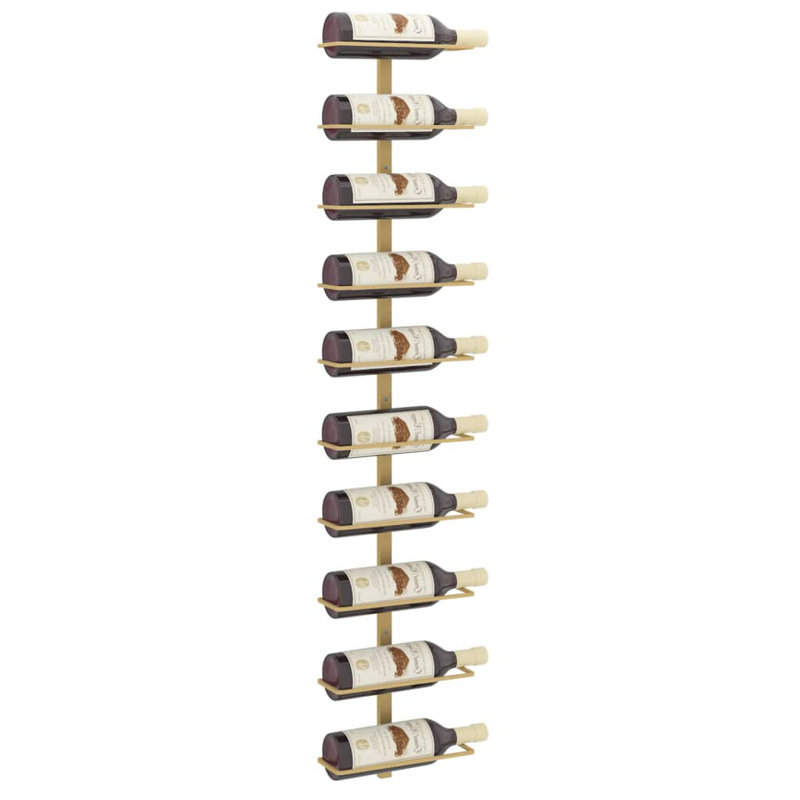 Support à vin Alixis, Or, H 47,2 po x l 9,4 po x P 3,5 po