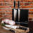 Babish 5 Piece High Carbon Stainless Steel and Solid Wood Knife Block Set-125490503