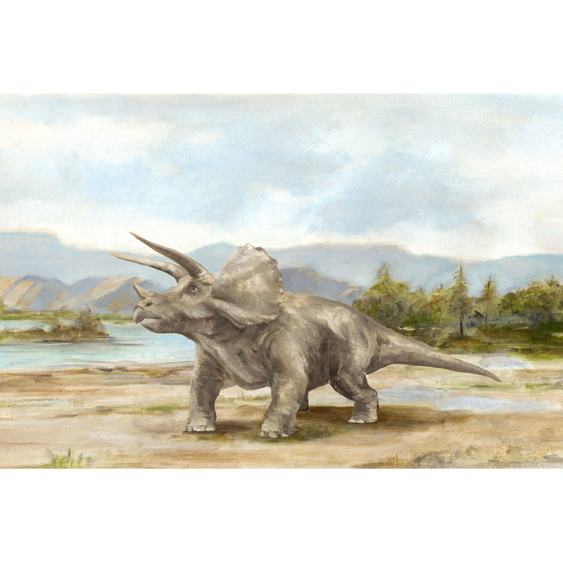 Illustration de dinosaure II, H 24 po x l 36 po x P 1,25 po