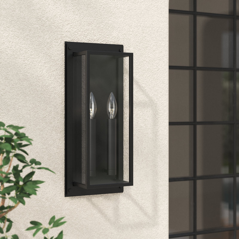Cadboro Aluminum Wall Light, 17.5" H x 7.5" W x 4" D