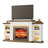 Quwanna 72'' TV Stand For Tvs Up To 80'' With Electric Fireplace And Adjustable Shelves