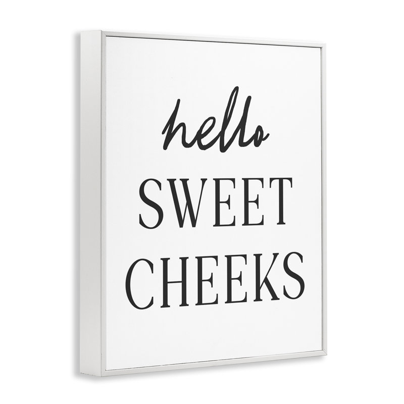 Giclée encadrée Sweet Cheek, H 14 po x l 11 po, Giclée encadrée blanc bord de mer