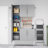 Barrayo Single Storage Cabinet ( 72 " H x 18 " W x 20 " D)-1290989182