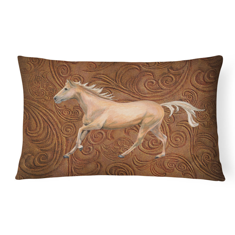 Horse Indoor/Outdoor Throw Pillow