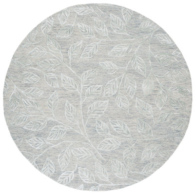 Soho 179 Hand Tufted Viscose/Wool Floral Indoor Use Only Rug in Green