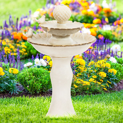 Outdoor Ceramic / Porcelain Weather Resistant Floor Fountain