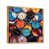 Toile avec cadre flottant or