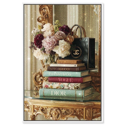 «Elegance in Ornate Glam», reproduction d'art sur toile par Art Remedy