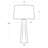 Quatrefoil Alabaster Table Lamp Large
