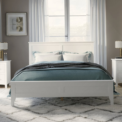 Modern Solid Wood Platform Bed