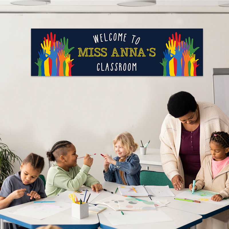 Custom Classroom Welcome Banner, Yes