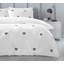 Premium Polycotton Embroidered Duvet Cover Set with Pillowcases Easy Care Soft Breathable Bedding for Cosy Comfort Living-105325556