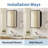 Kashten Steel Wall Bathroom Cabinet-563032627